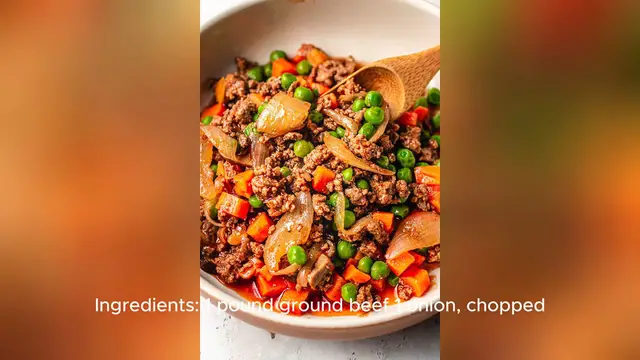 Video thumbnail for quick ground beef recipe