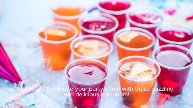 Video thumbnail for Vibrant Jello Shot Recipe .