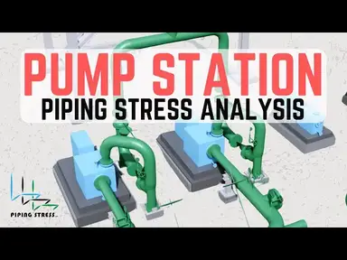 'Video thumbnail for Pump Station Piping Design and Stress Analysis #pipingstress #pipingdesign #centrifugalpumps'