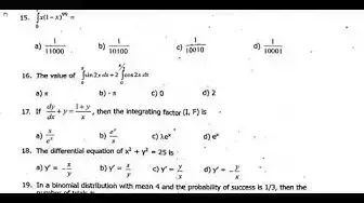 Video thumbnail for 12th Maths First Revision Question Paper 2019-20 | Trichy District | English Medium