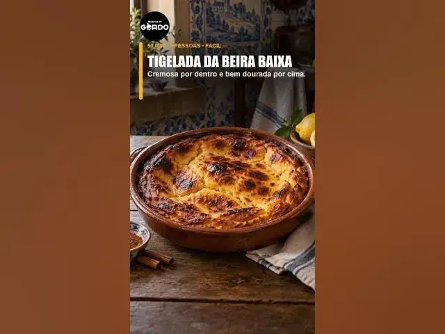 Video thumbnail for TIGELADA DA BEIRA BAIXA #ReceitasDoGordo #DocesPortugueses #SobremesasTradicionais #ComidaPortuguesa