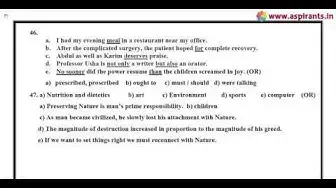 Video thumbnail for 12th English Half Yearly 2019-20 Model Question Paper 4 & Answer Keys |  Ramanathapuram District