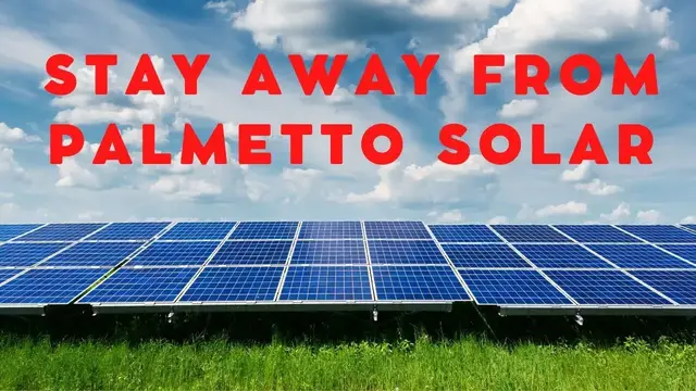 'Video thumbnail for Palmetto Solar review: Please stay AWAY from Palmetto Solar'