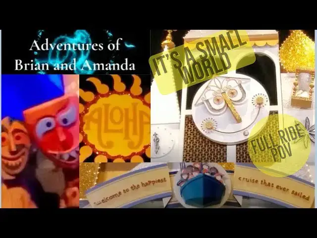 Video thumbnail for It's a Small World Full Ride POV Disney World Magic Kingdom