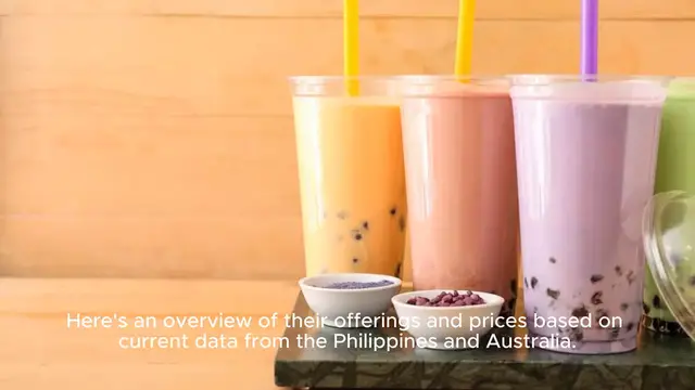 Video thumbnail for chatime menu Price
