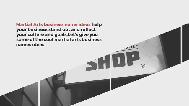 Video thumbnail for Martial Arts Business Names Ideas that Are Cool And Crazy
