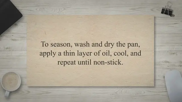 'Video thumbnail for How To Season Stainless Steel Pans'