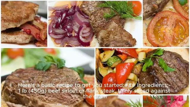 Video thumbnail for Beef stir-fry recipe