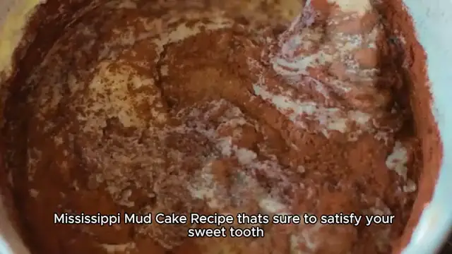 'Video thumbnail for Mississippi Mud Cake Recipe'