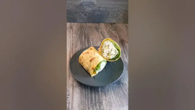 Video thumbnail for The Perfect On-the-Go Meal: Easy Egg Salad Wrap Recipe #shorts #breakfast #eggsandwich