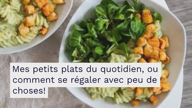'Video thumbnail for Pâtes à la crème de brocoli et tofu snacké'