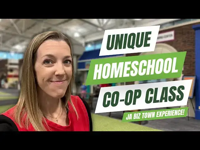 'Video thumbnail for Homeschool Co Op Class // JA Biz Town // What was it like?'
