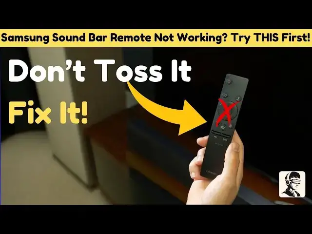 Video thumbnail for Samsung Sound Bar Remote Not Working? Try THIS First!