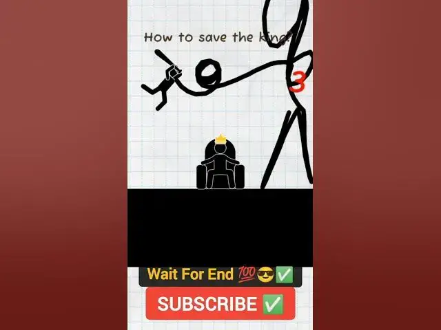 'Video thumbnail for How to Save The King? Funny Drawing Stickman | Draw to Save | #shorts #trending #funny 馃槅'