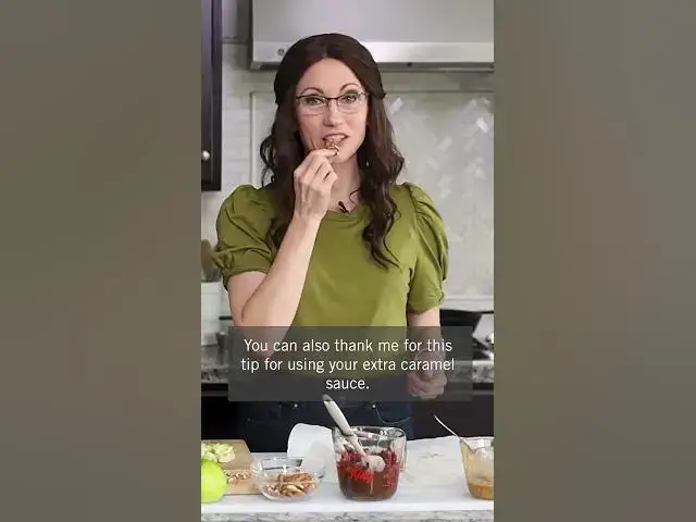 Video thumbnail for Trending; Caramel Apple Chocolate Date Bark with Pretzels but Healthier! 1280p 30fps