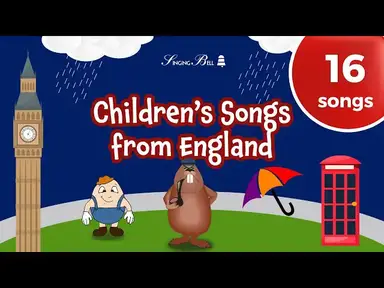 'Video thumbnail for 16 GREAT 🇬🇧 Children's Songs from England with Lyrics'