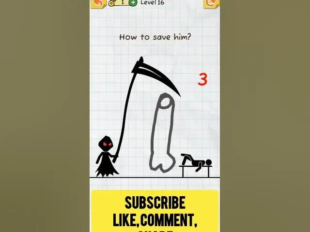 'Video thumbnail for 馃槣 馃槣 Funny drawing gameplay, draw to save #trending #funny #shorts #gaming'