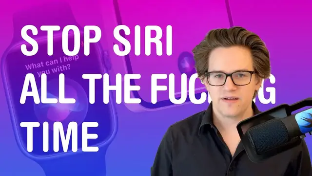 'Video thumbnail for How To Stop Siri Randomly Activating All The Time'