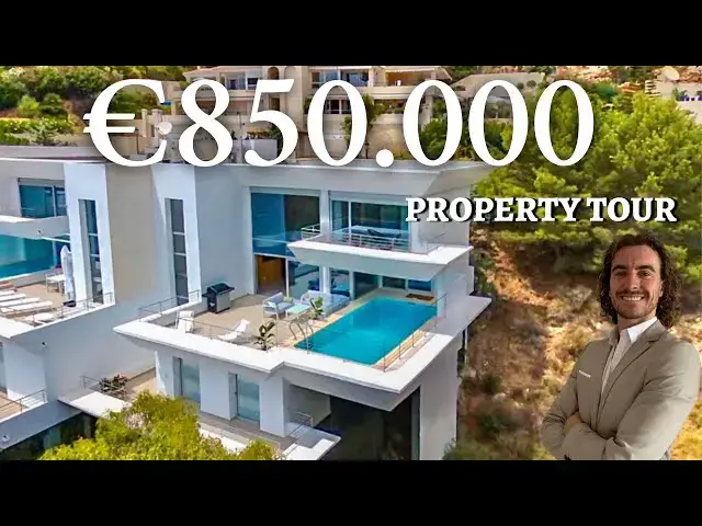 Video thumbnail for Inside €850.000 Amazing Modern Home in Altea Hills - Real Estate spain | Property Tour