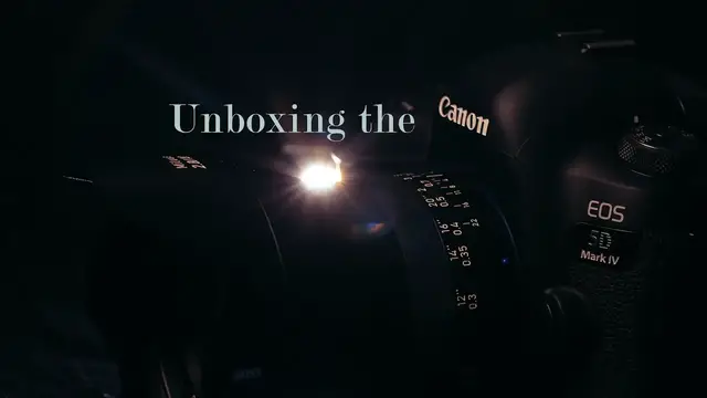 'Video thumbnail for Canon EOS 5D Mark IV (5D4) Unboxing and First Look'