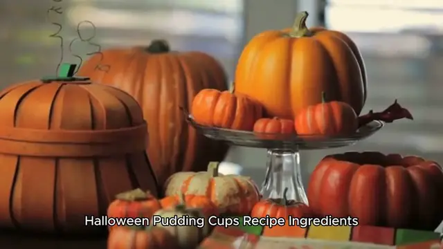 Video thumbnail for Halloween Pudding Cups Recipe