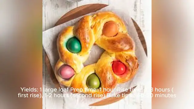 Video thumbnail for easter bread recipe