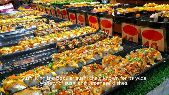 Video thumbnail for sushi king menu Price