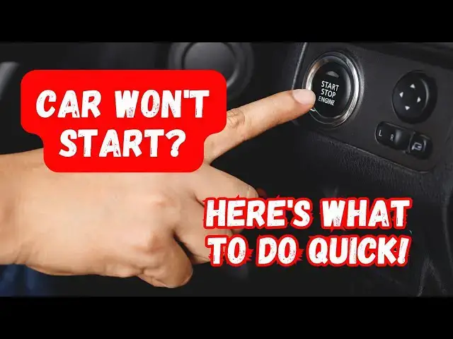 Video thumbnail for Car Won’t Start? Try These Quick Fixes Before Calling a Mechanic!