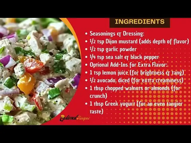 Video thumbnail for Best Cottage Cheese Chicken Salad Recipe | 15-Minute Meal
