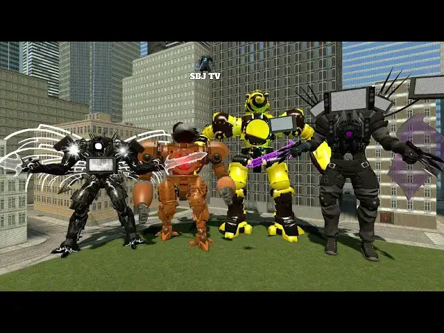 'Video thumbnail for TRI TITAN WHITE, DRILL TITAN, TITAN DRILLMAN, CINEMA TITAN BATTLE - SBJ GAME'