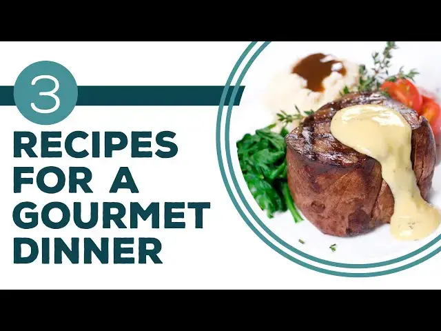 Video thumbnail for Full Episode Fridays: Gourmet At Home - 3 Recipes for a Gourmet Dinner