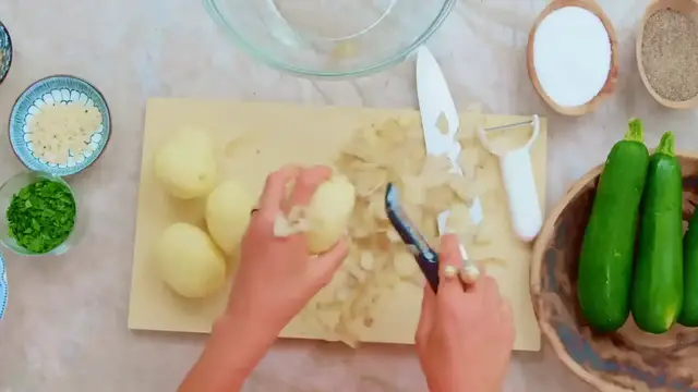 'Video thumbnail for Greek BRIAM ¦ Greek Vegan Recipe with Zucchini and Potatoes (Roasted Vegetables Recipe) (720p 24fps)'