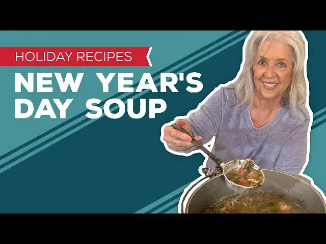 Video thumbnail for Holiday Cooking & Baking Recipes: New Year's Day Soup Recipe
