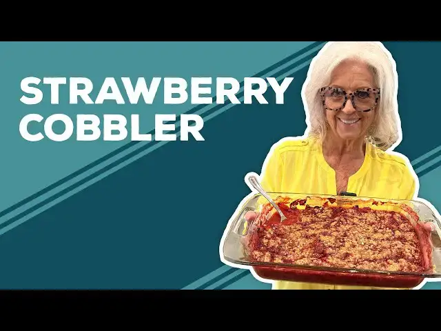 Video thumbnail for Love & Best Dishes: Strawberry Cobbler Recipe | Easy Strawberry Dessert Recipes