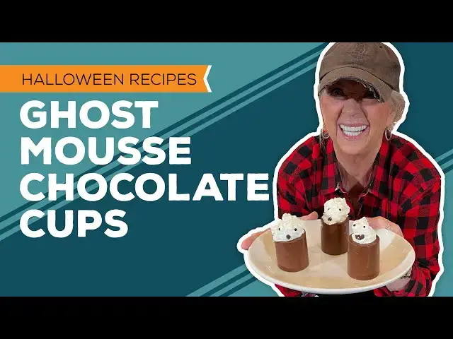Video thumbnail for Love & Best Dishes: Ghost Mousse Chocolate Cups Recipe | Halloween Dessert Ideas