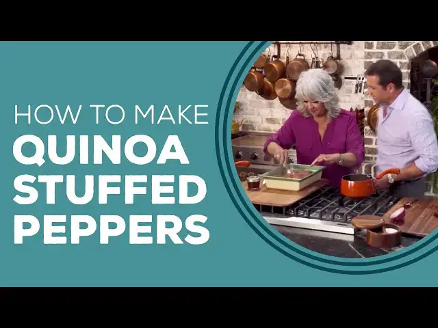 Video thumbnail for Paula Deen's Quinoa Stuffed Poblano Peppers - Blast from the Past