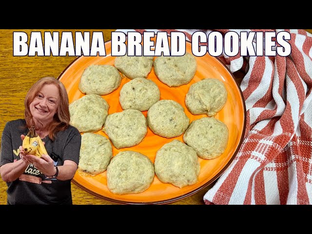 Video thumbnail for BANANA BREAD COOKIES Only 6 Ingredient Treat