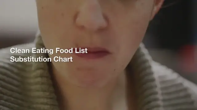 Video thumbnail for Clean Eating Food List Substitution Chart To Make You Healthier: