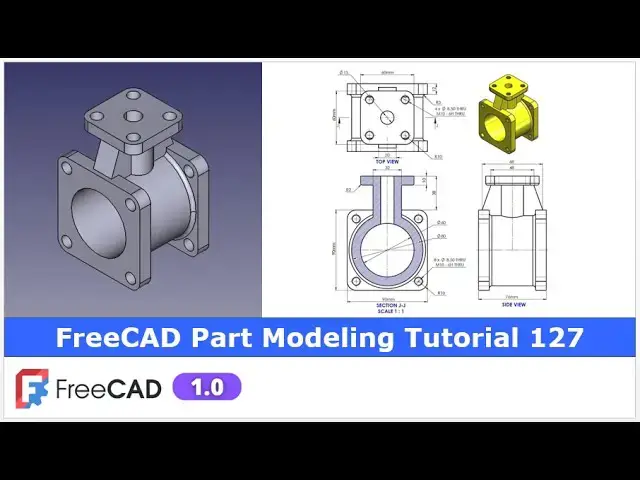 'Video thumbnail for FreeCAD Part Modeling Tutorial 127 | FreeCAD Tutorial | Mechnexus |'