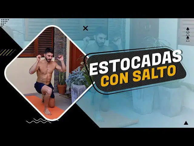 Video thumbnail for ESTOCADAS con SALTOS | Ejercicio Explosivo de Tren Inferior