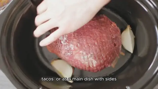 Video thumbnail for beef chuck slow cooker recipe