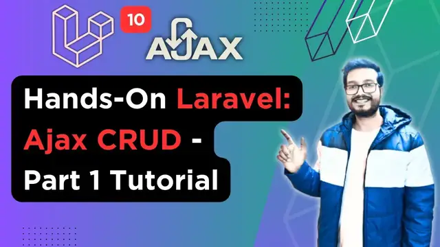 'Video thumbnail for Hands On Laravel : Ajax CRUD Operations - Part 1 | Create Todo Using Ajax'