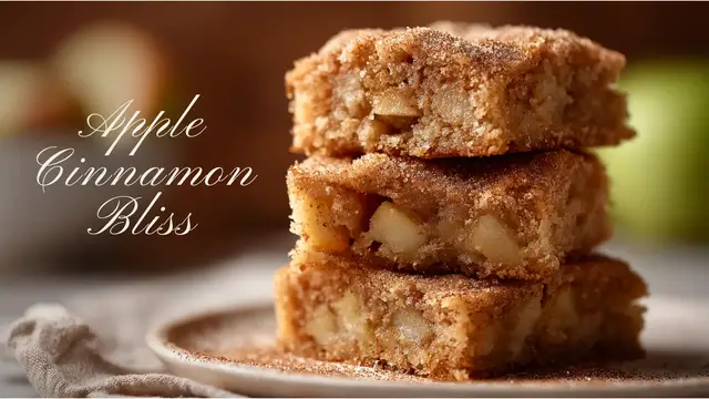 Video thumbnail for Apple Snickerdoodle Bars Recipe – Soft, Chewy Cinnamon Apple Dessert