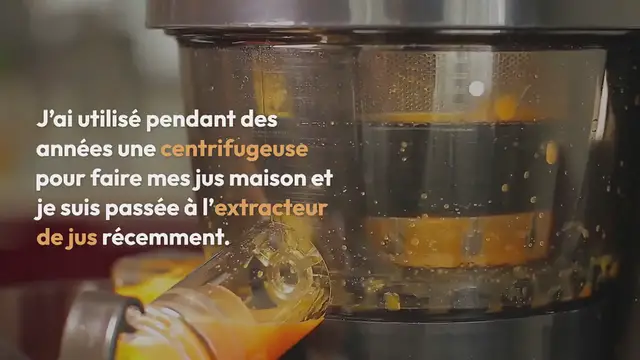 Video thumbnail for Centrifugeuse vs Extracteur de jus (2023)