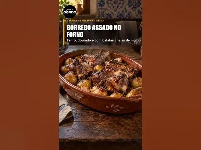 Video thumbnail for 🍖 BORREGO ASSADO NO FORNO À PORTUGUESA #ReceitasDoGordo #BorregoAssado #SaboresDePortugal