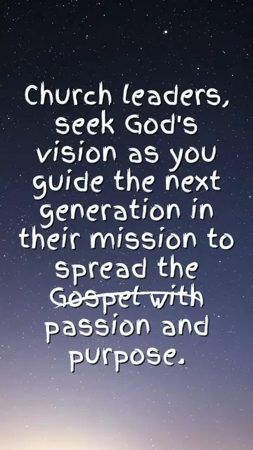 Video thumbnail for Praying for Vision For Your Leaders