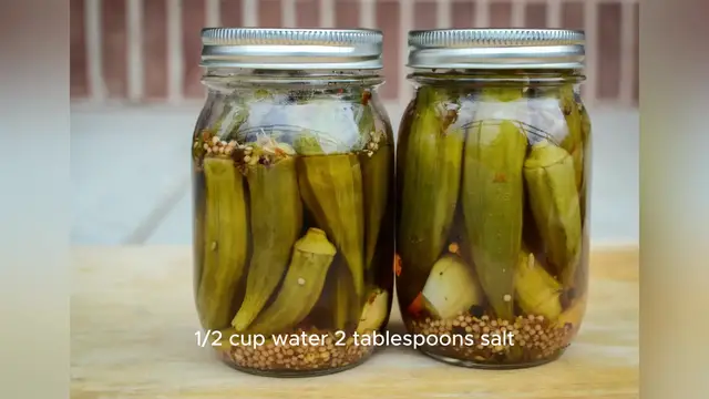 Video thumbnail for pickled okra recipe