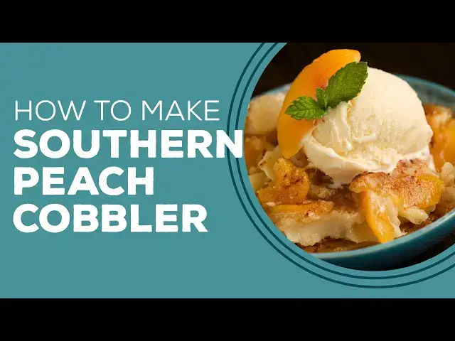 Video thumbnail for Blast from the Past: Southern Peach Cobbler Recipe Fresh Peaches