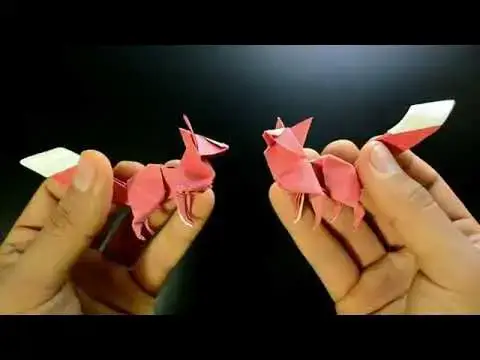 Video thumbnail for Como fazer Raposa - Origami  nível médio