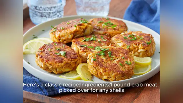 Video thumbnail for crab meat cake recipe